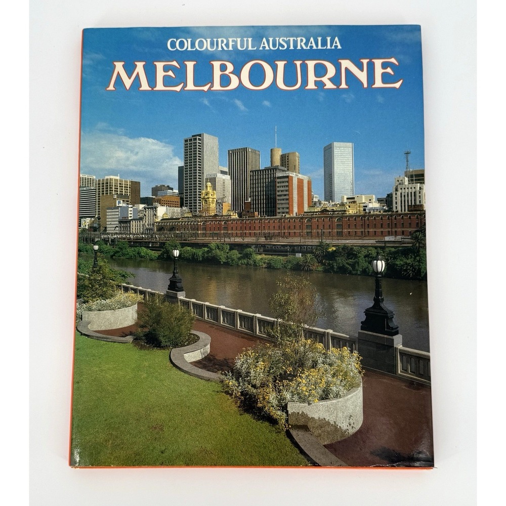 Colourful Australia Melbourne CoffeeTable Book 1984 Hardcover Illustrated Travel